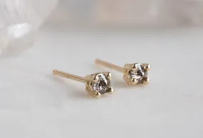 Inverted Diamond Stud Earrings