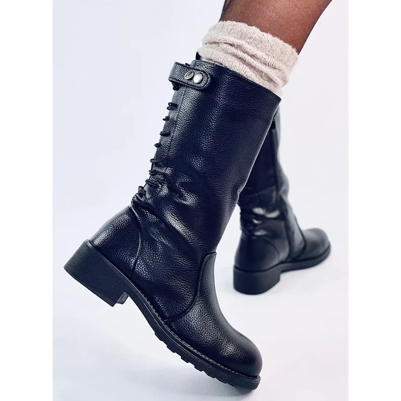 Jacks Black military boots