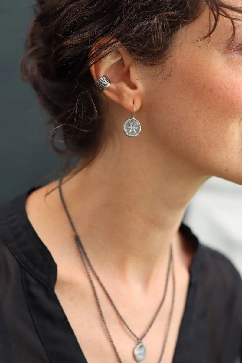 Jennifer Kahn Jewelry Zodiac Earrings: Sterling: Taurus