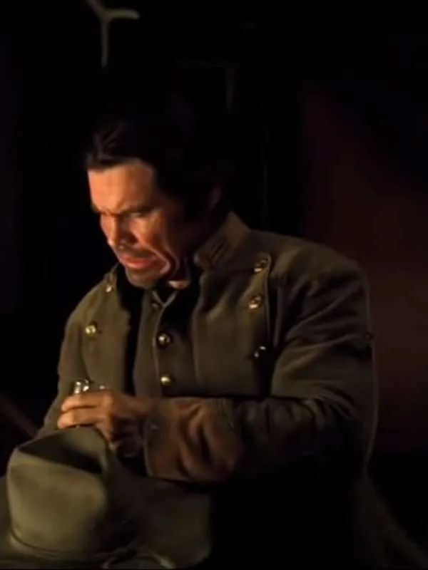 Josh Brolin Jonah Hex Brown Leather Coat