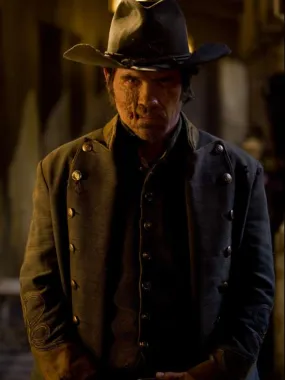 Josh Brolin Jonah Hex Brown Leather Coat