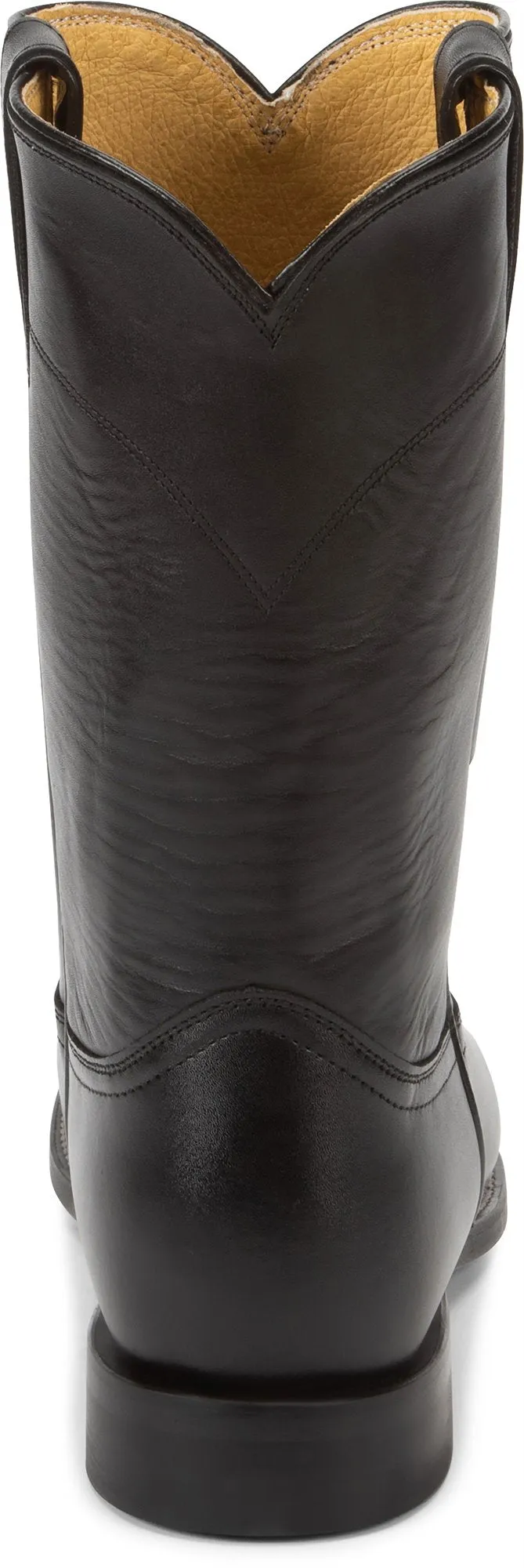 Justin Men's Jackson Roper Cowboy Boots - Black / Chestnut / Black Cherry