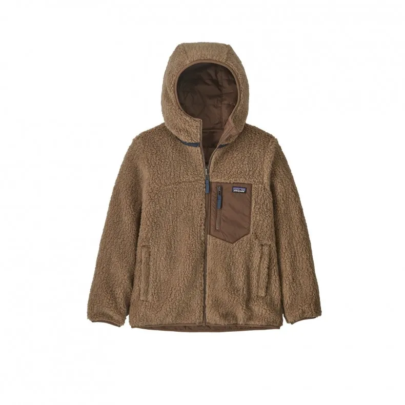 Kids’ Patagonia Reversible Ready Freddy Hoody (Moose Brown)