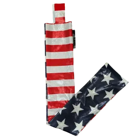 Krazy Horse Shiny American Flag Tail Bag