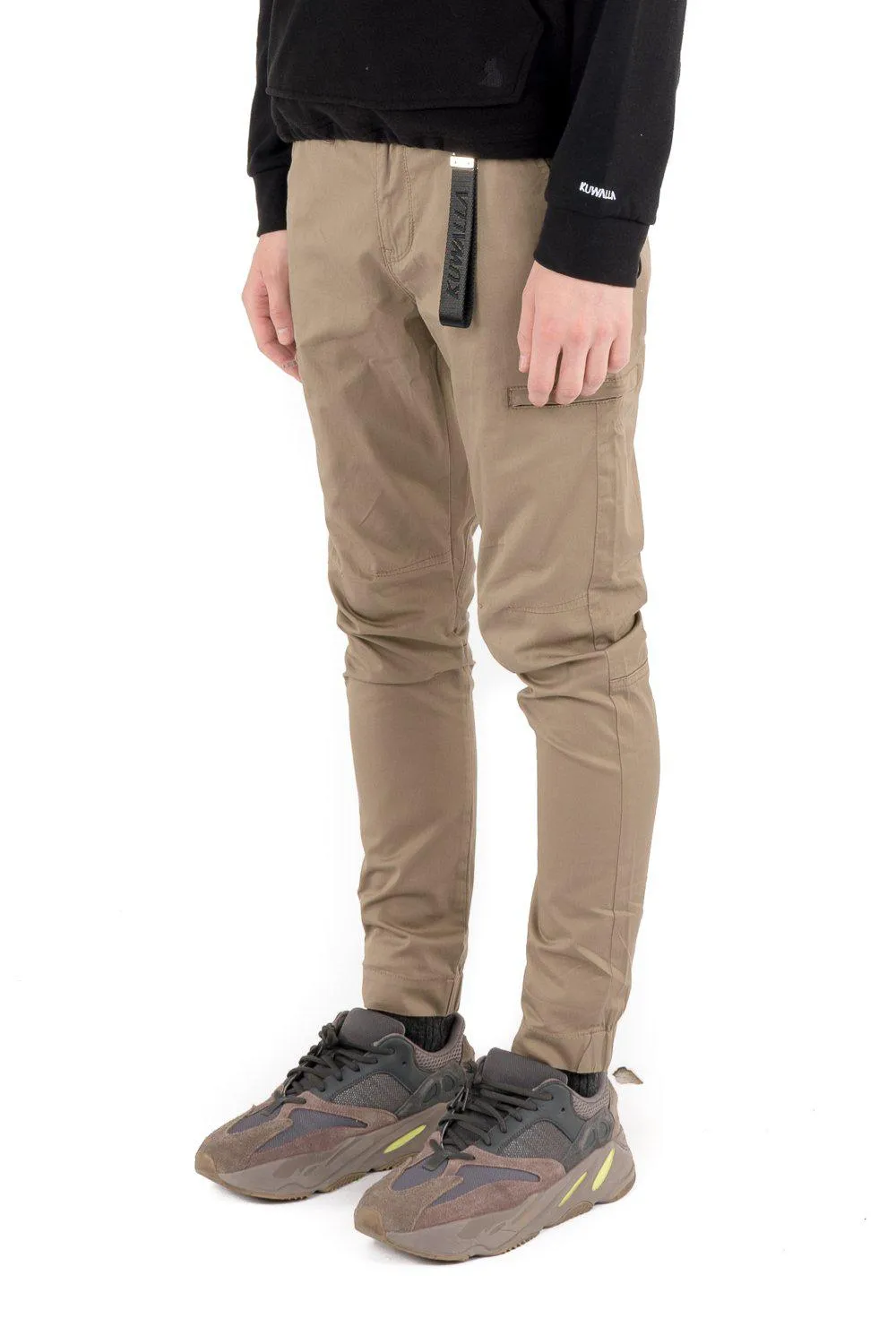 Kuwalla Tee Hybrid Jogger in Tan