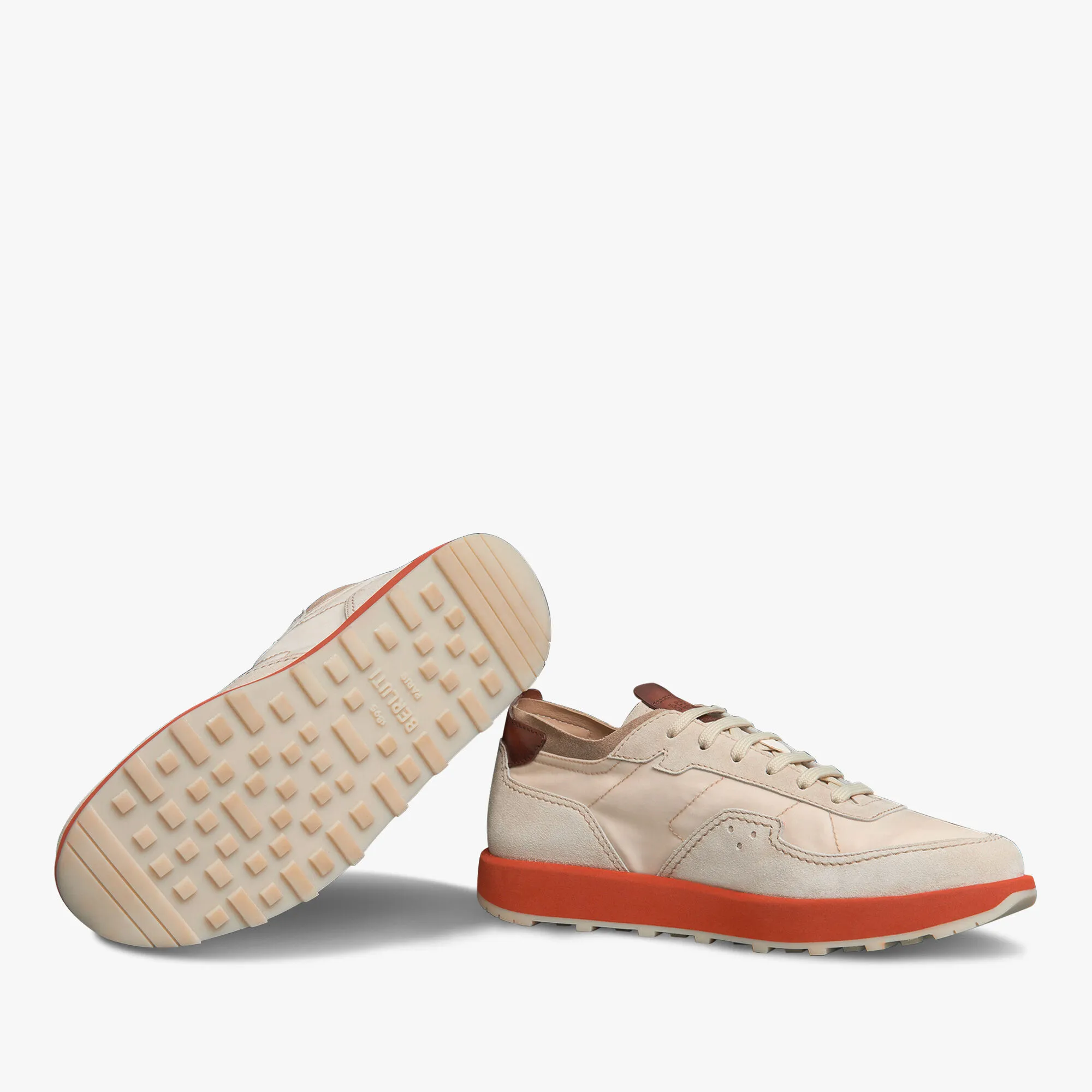 Light Track Suede Calf Leather and Nylon Sneaker