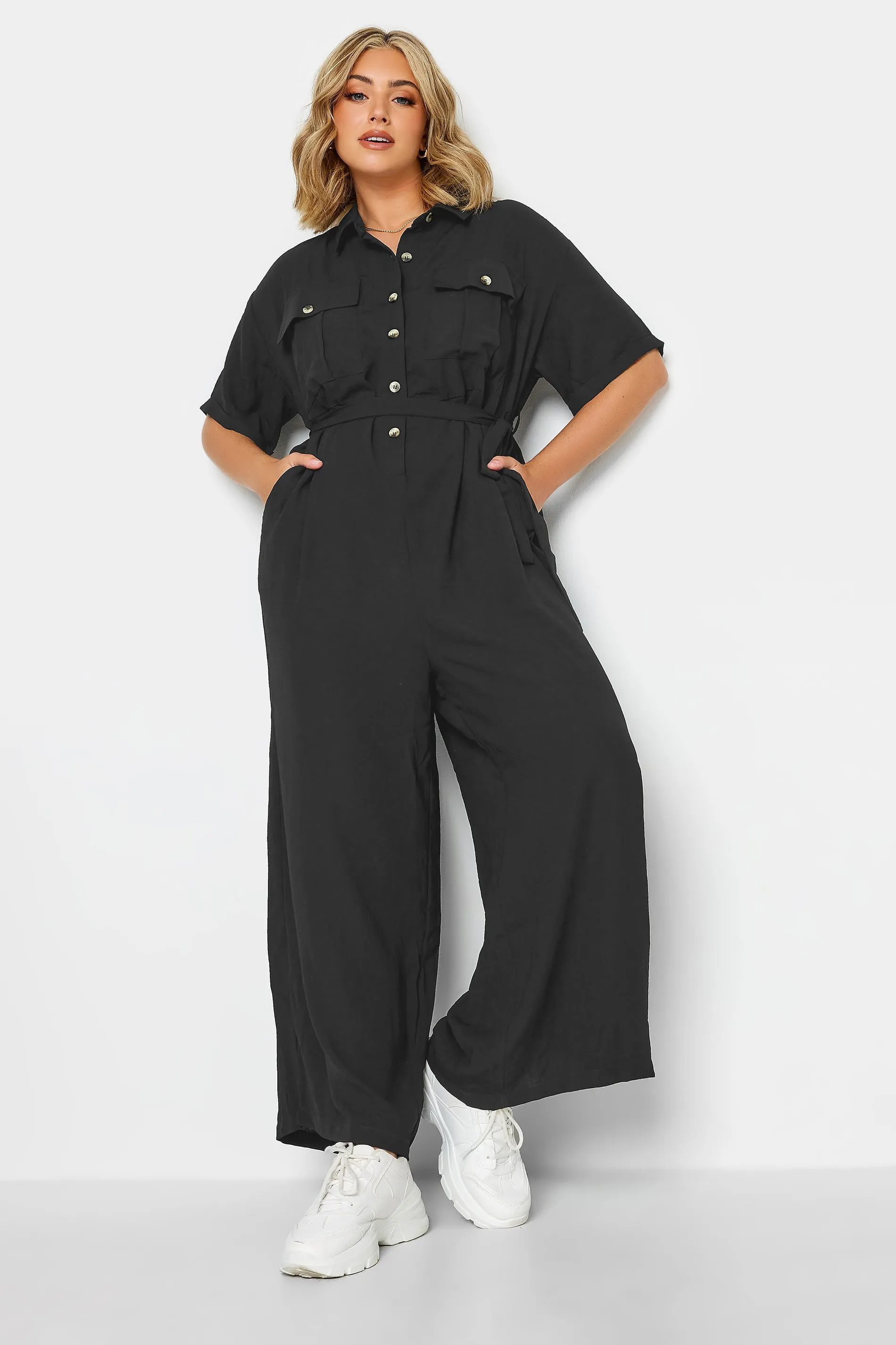 LIMITED COLLECTION Curve Black Jumpsuit