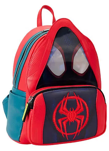 Loungefly Kids Marvel Spider-Verse Miles Morales Hoody Cosplay Mini Backpack | Grattan