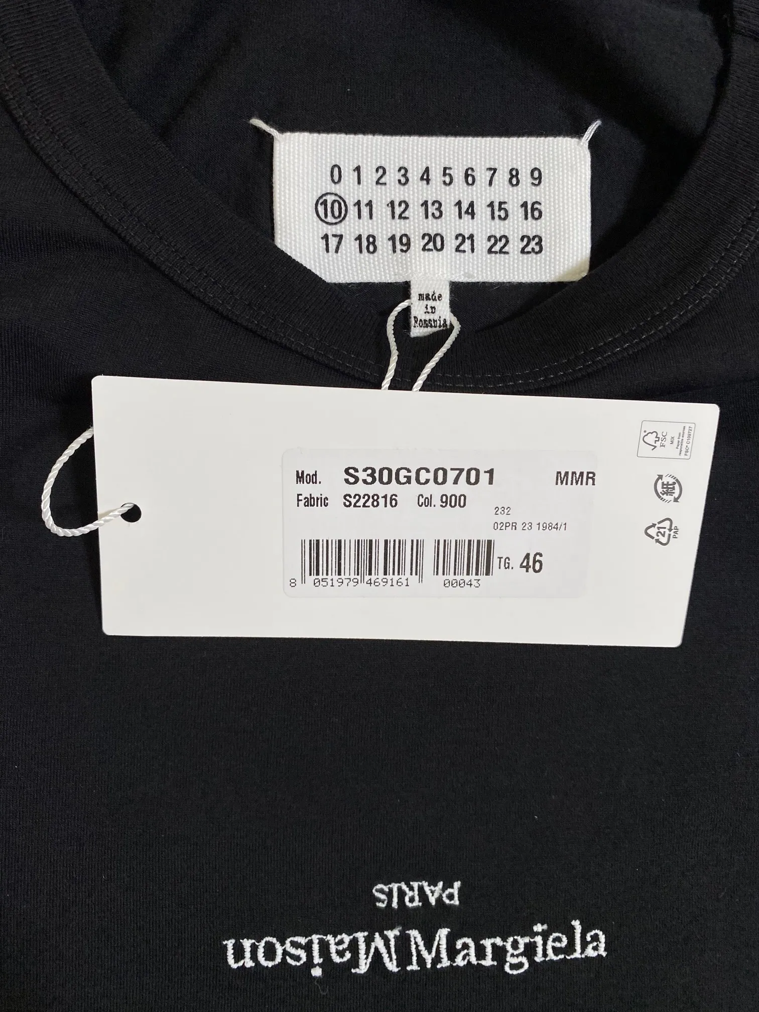 Maison Margiela  |Distorted logo T-shirt