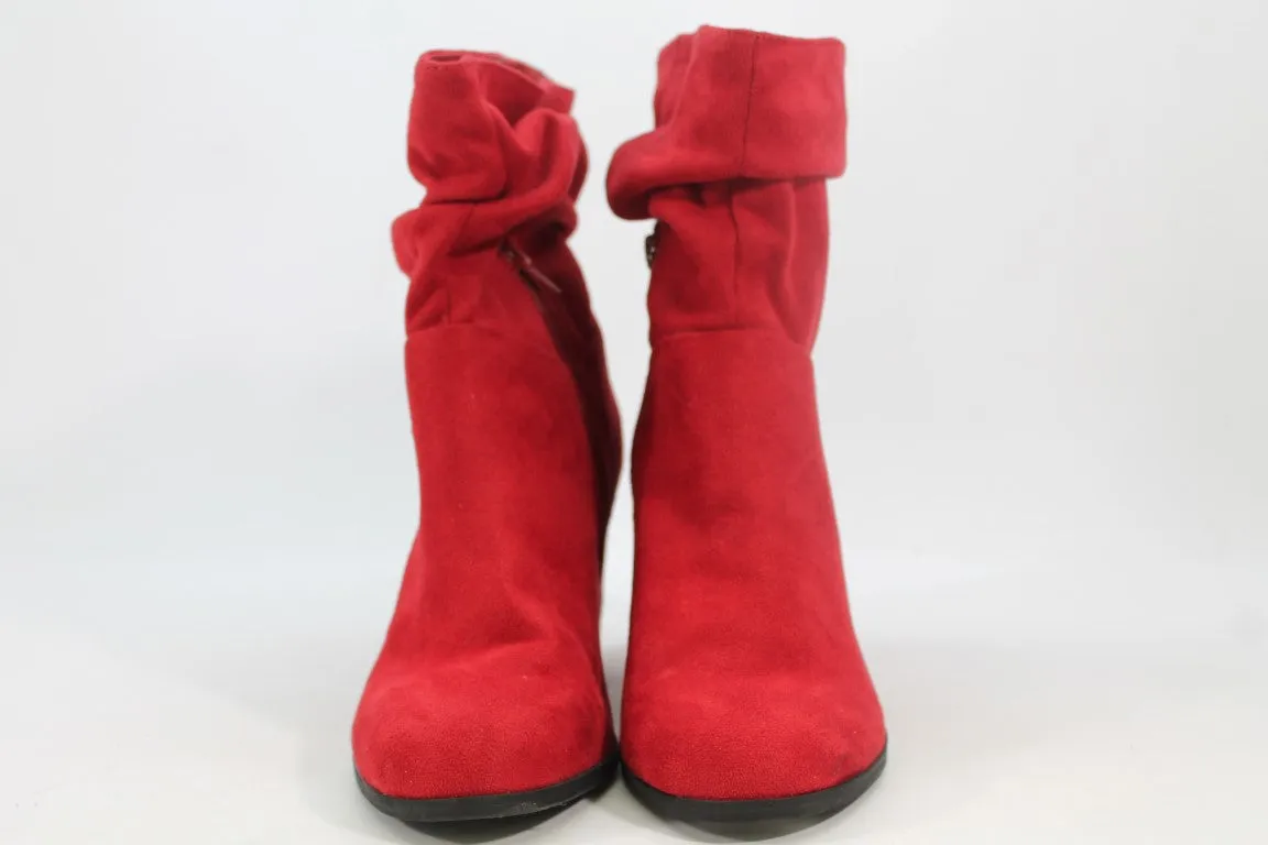 Material Girl Midory Women's Red Boots 6M(ZAP10918)