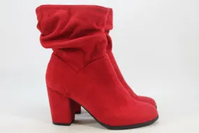 Material Girl Midory Women's Red Boots 6M(ZAP10918)