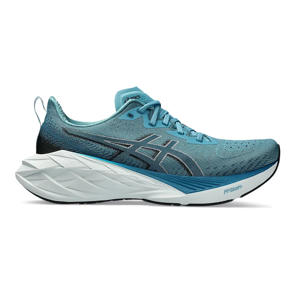 Men's Asics Novablast 4, Blue Teal/Evening Teal, 11 2E Wide