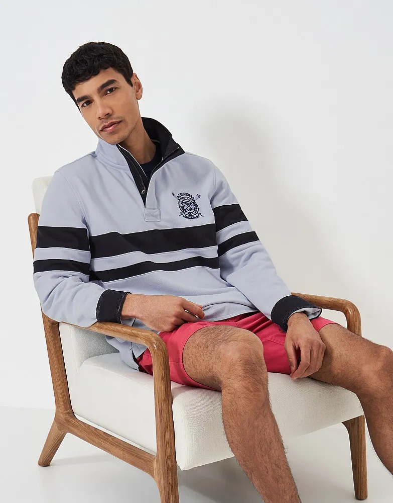 Men's Padstow Cut And Sew Sweatshirt from Crew Clothing Company