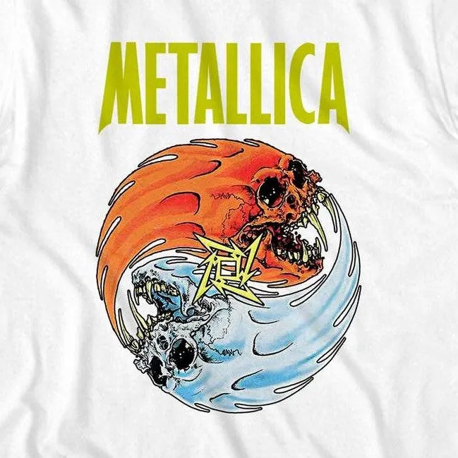 Metallica Fire and Ice on White