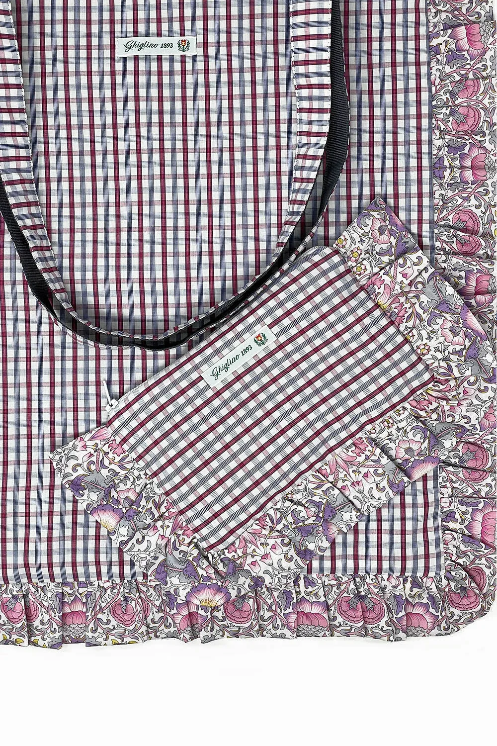 MILLY BAG LIBERTY AND TARTAN FABRIC