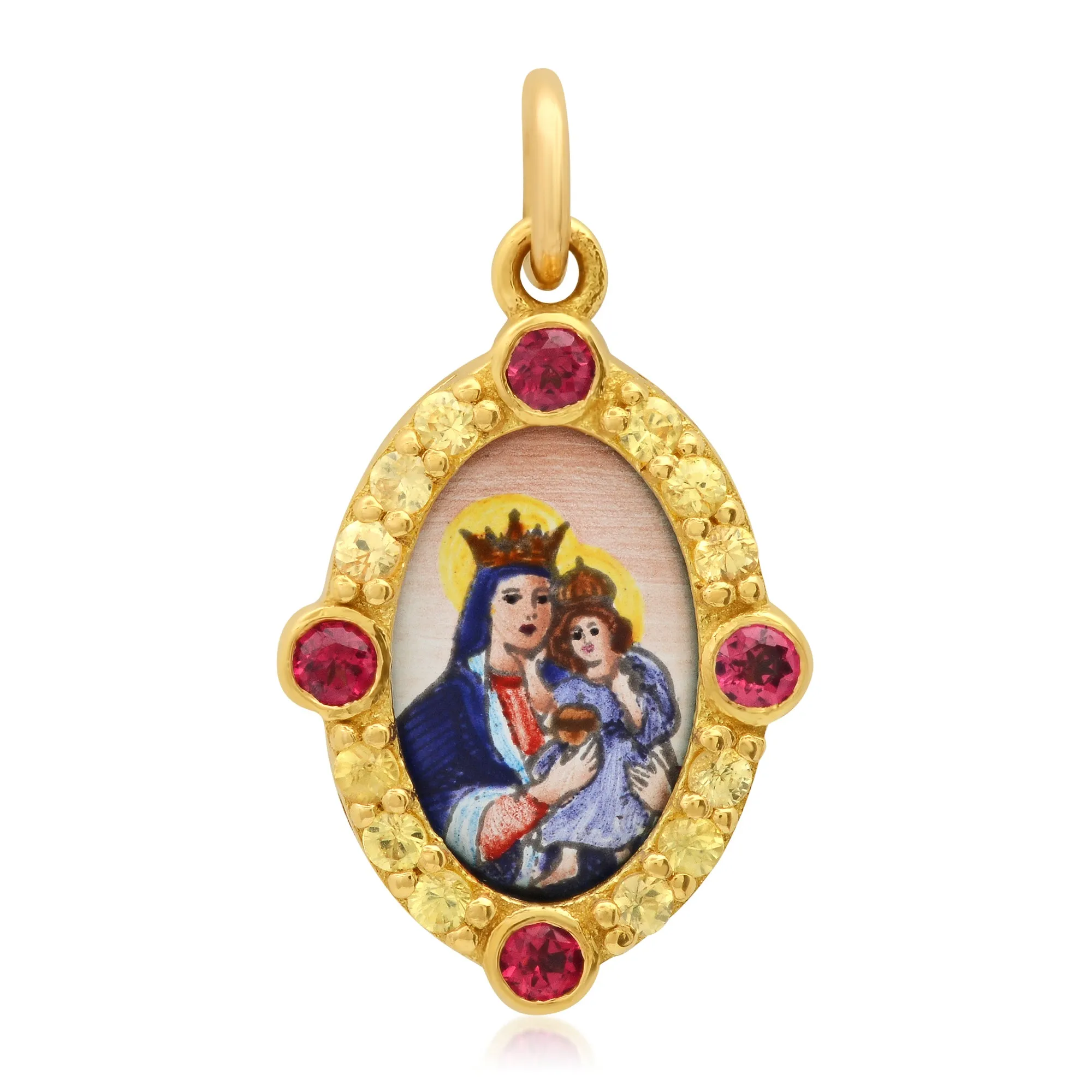 MINI OUR LADY OF CARMEL PENDANT