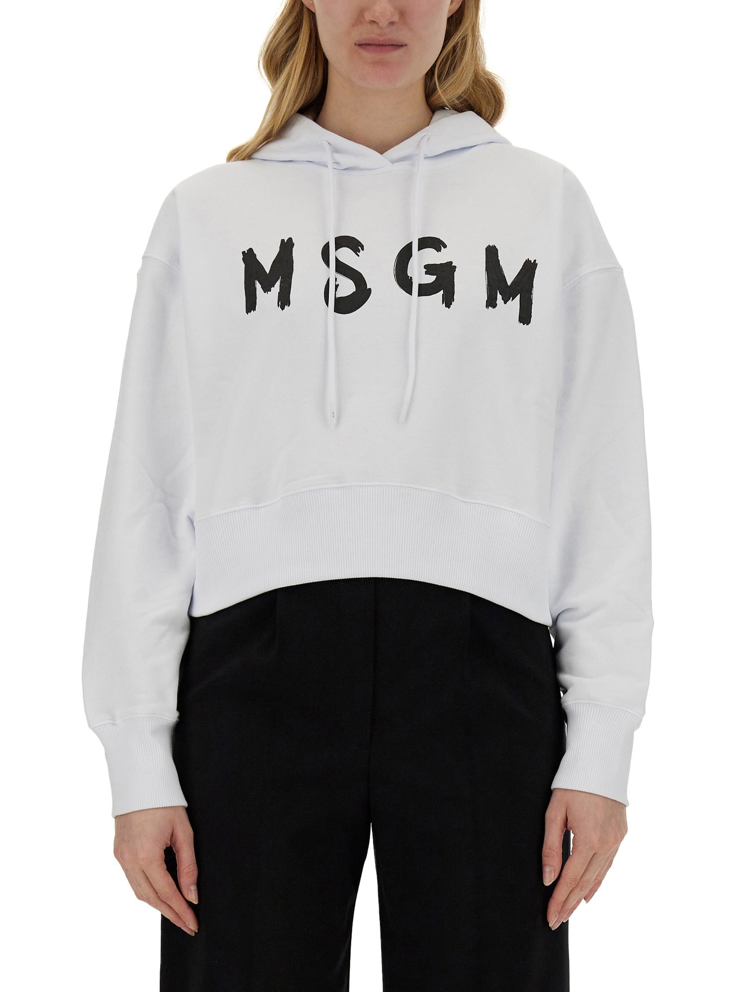 MSGM    SWEATSHIRT WITH LOGO