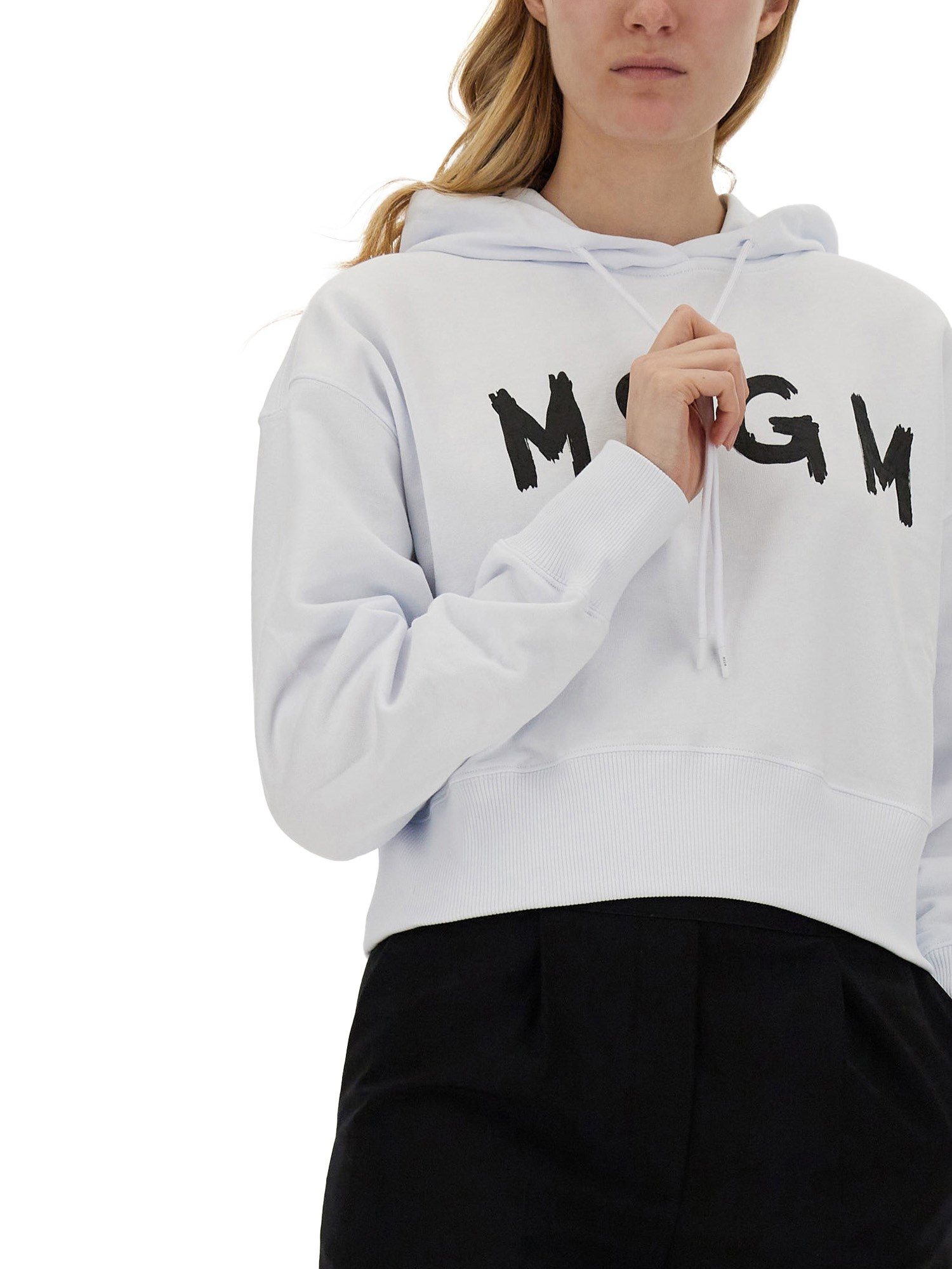 MSGM    SWEATSHIRT WITH LOGO