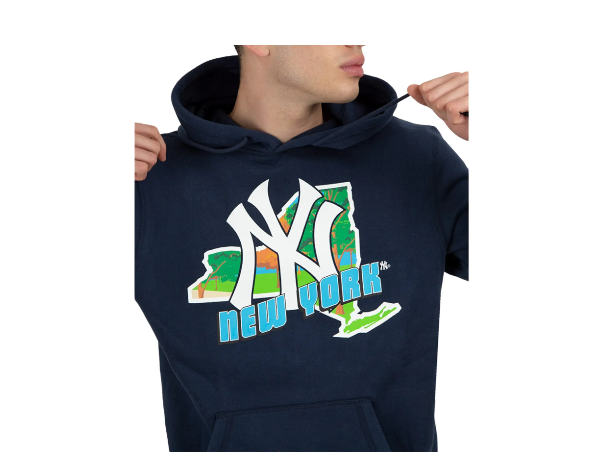 New Era MLB New York Yankees Stateview Pull-Over Hoodie