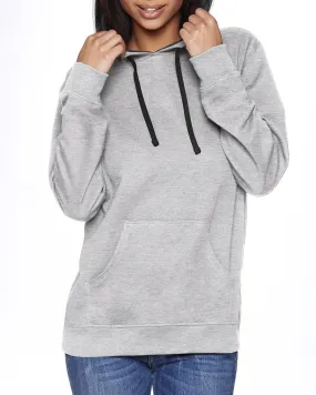 Next Level French Terry Pullover Hoody 9301 Heather Grey/ Black