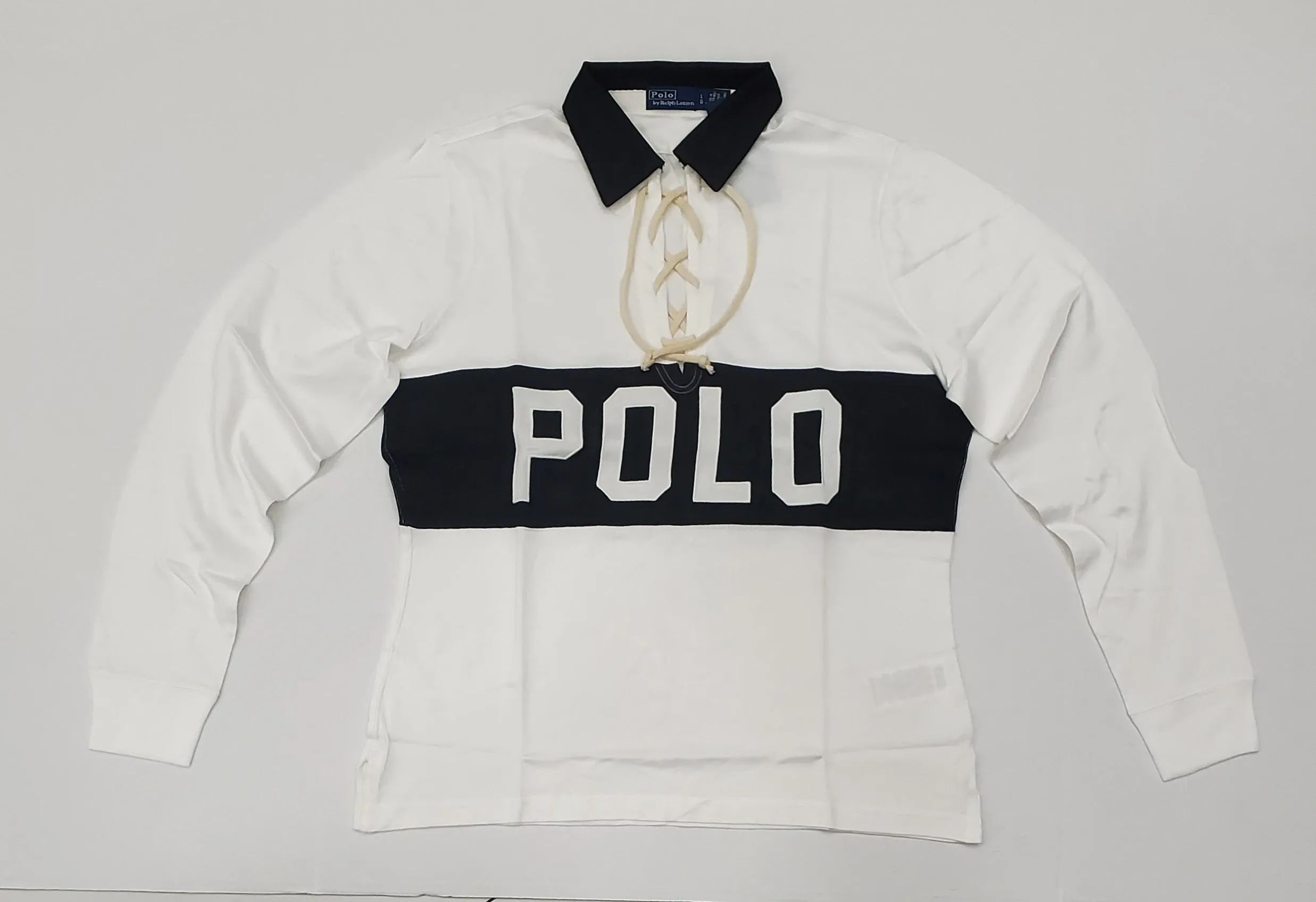 Nwt Polo Ralph Lauren Women's Spellout L/S Polo