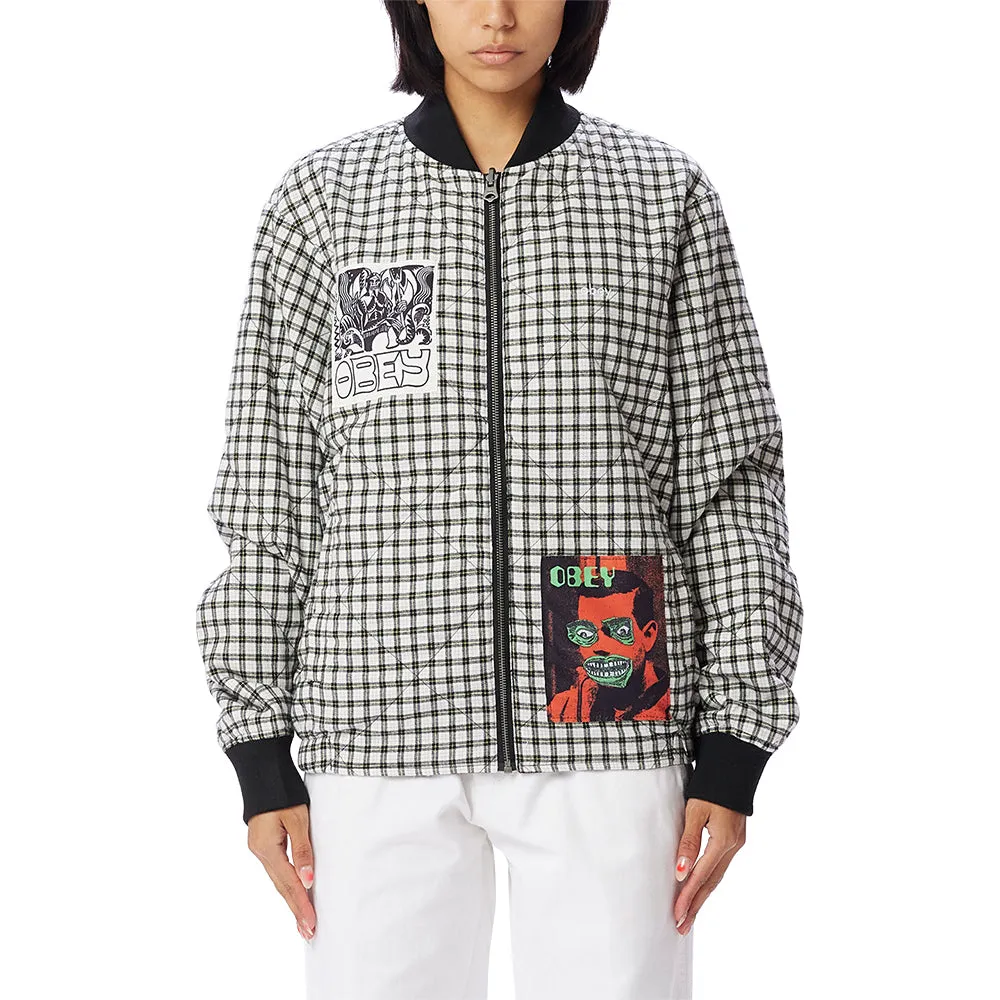 OBEY CARTER REVERSIBLE JACKET // BLACK MULTI