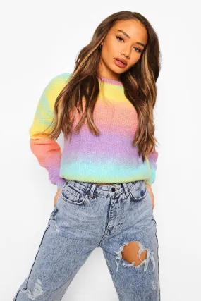 Pastel Ombre Sweater