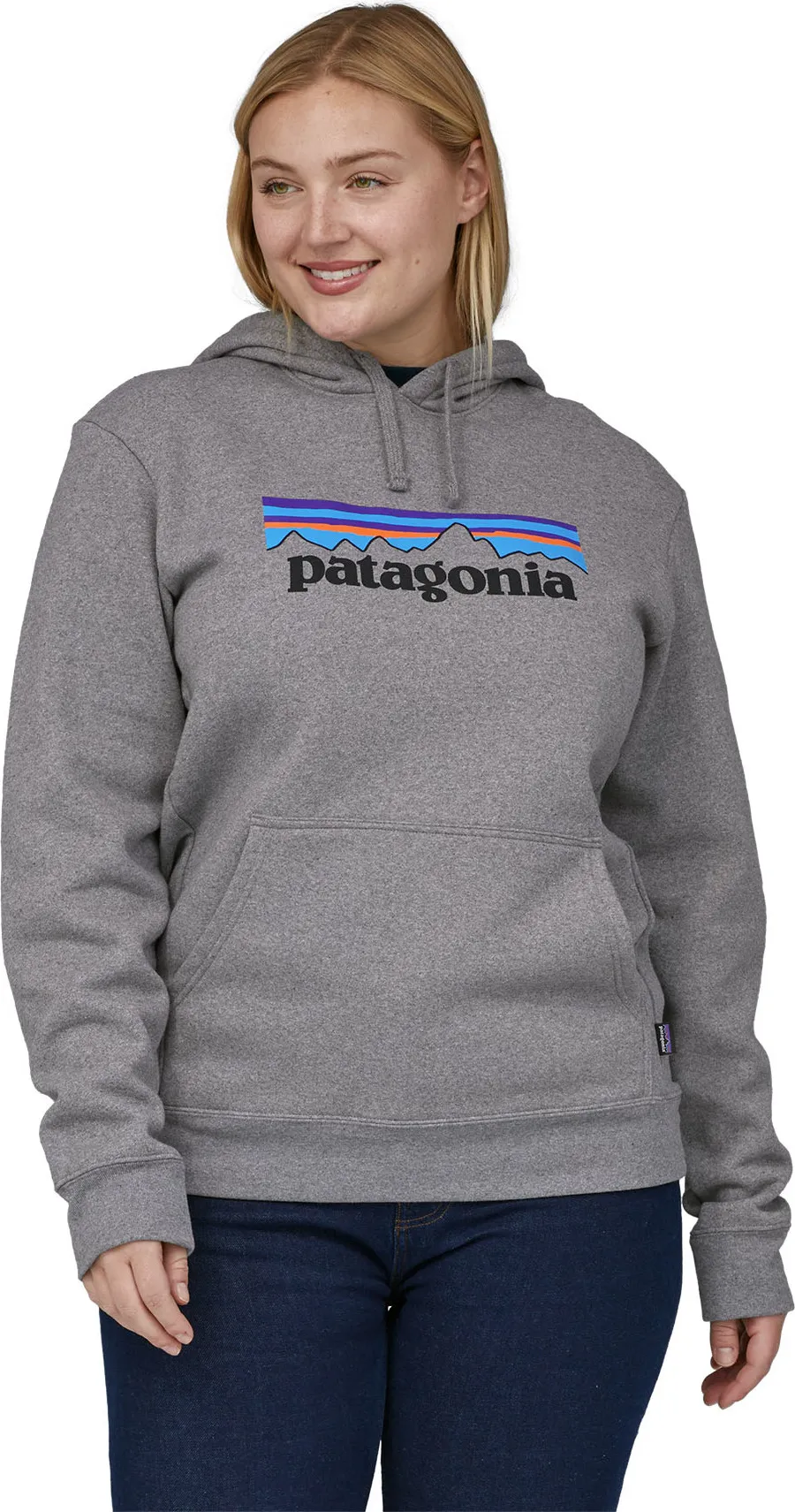 Patagonia Unisex P-6 Logo Uprisal Hoody Gravel Heather | Buy Patagonia Unisex P-6 Logo Uprisal Hoody Gravel Heather here | Outno