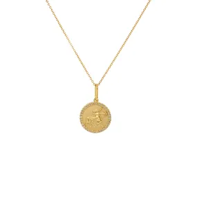 Sagittarius Zodiac Pendant with Diamonds November 23 - December 21