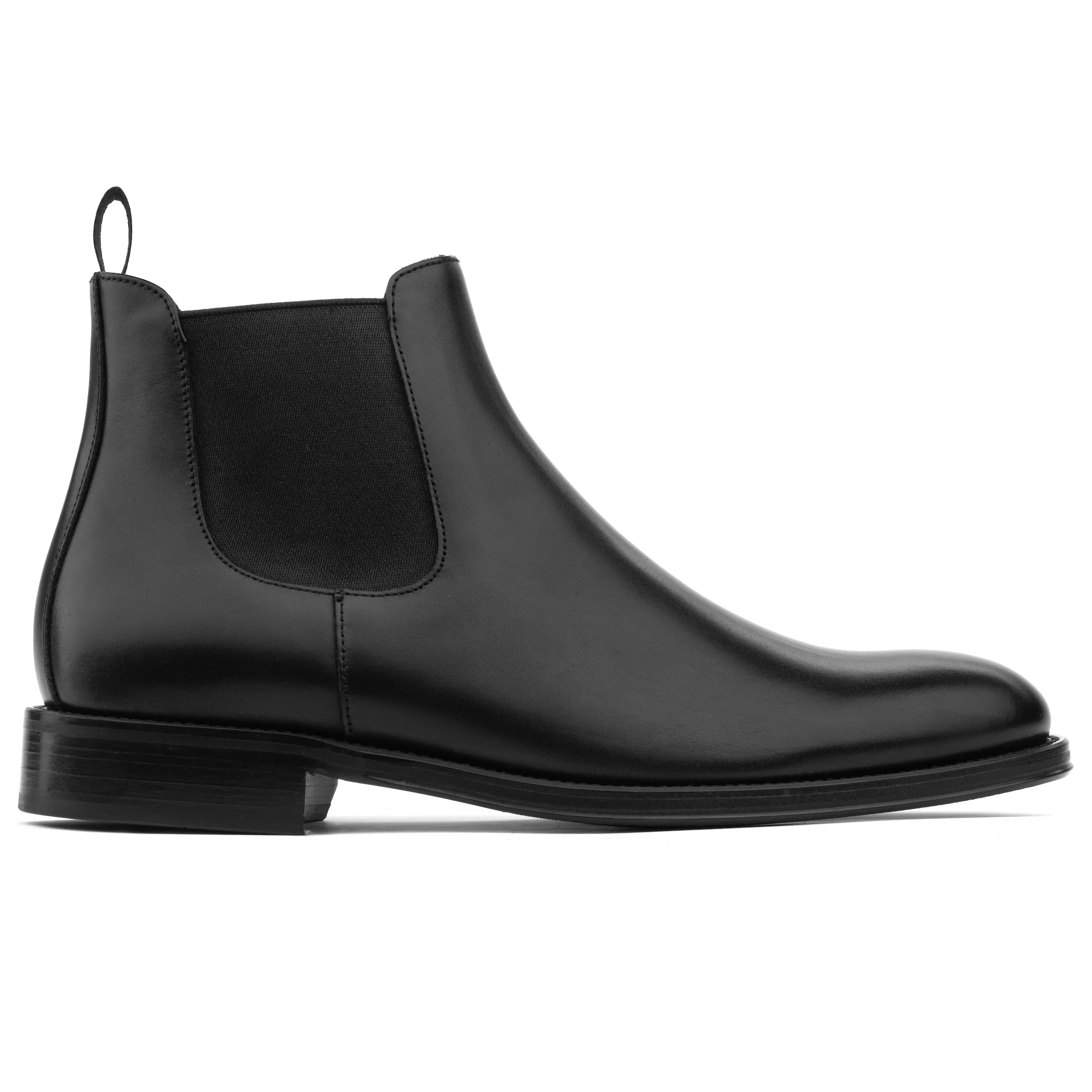 Shelby II Black Calf Chelsea Boot