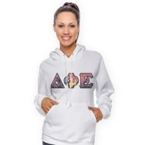 Sorority Panoramic Printed Hooded Sweatshirt - Gildan 18500 - SUB