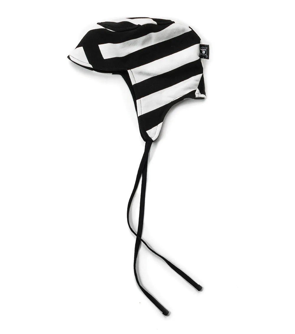 striped shapka hat