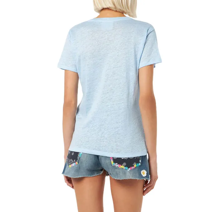 T-SHIRT ELOISE Woman Light Blue  