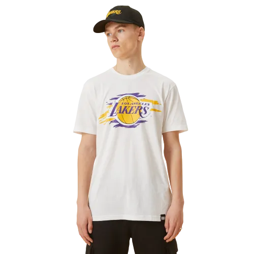 T-Shirt LA Lakers Tear Logo Bianca