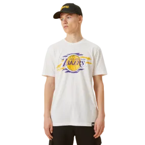 T-Shirt LA Lakers Tear Logo Bianca