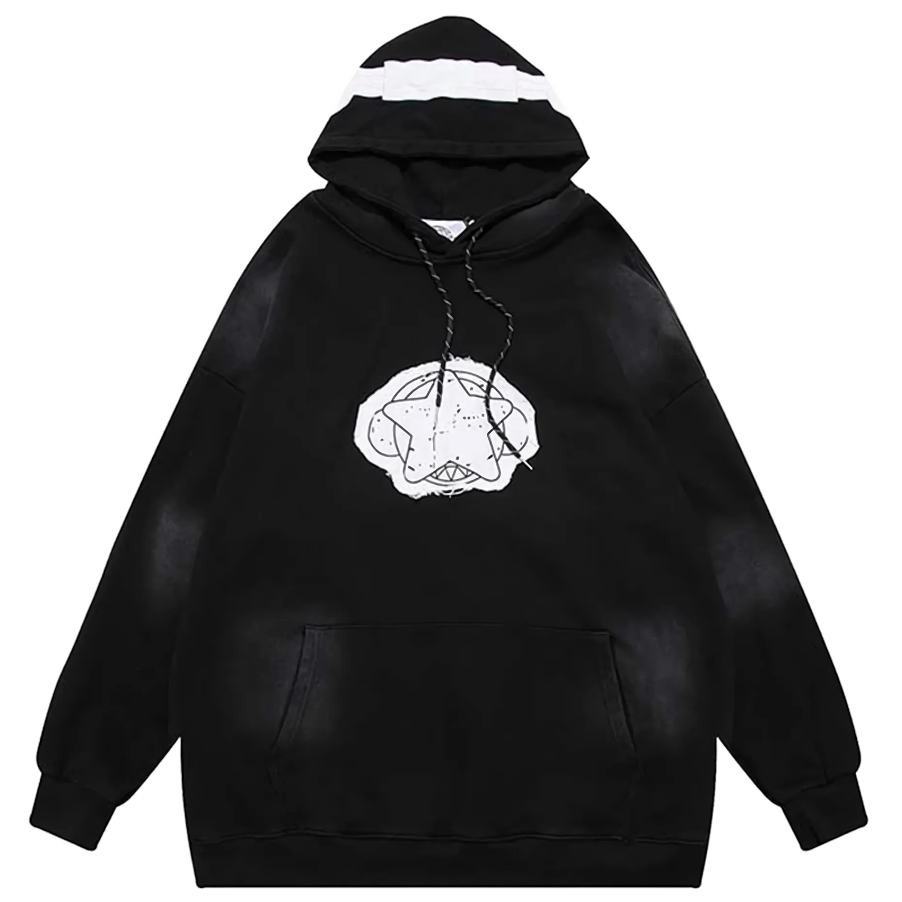 'Terraform' Oversized Cotton Hoodie