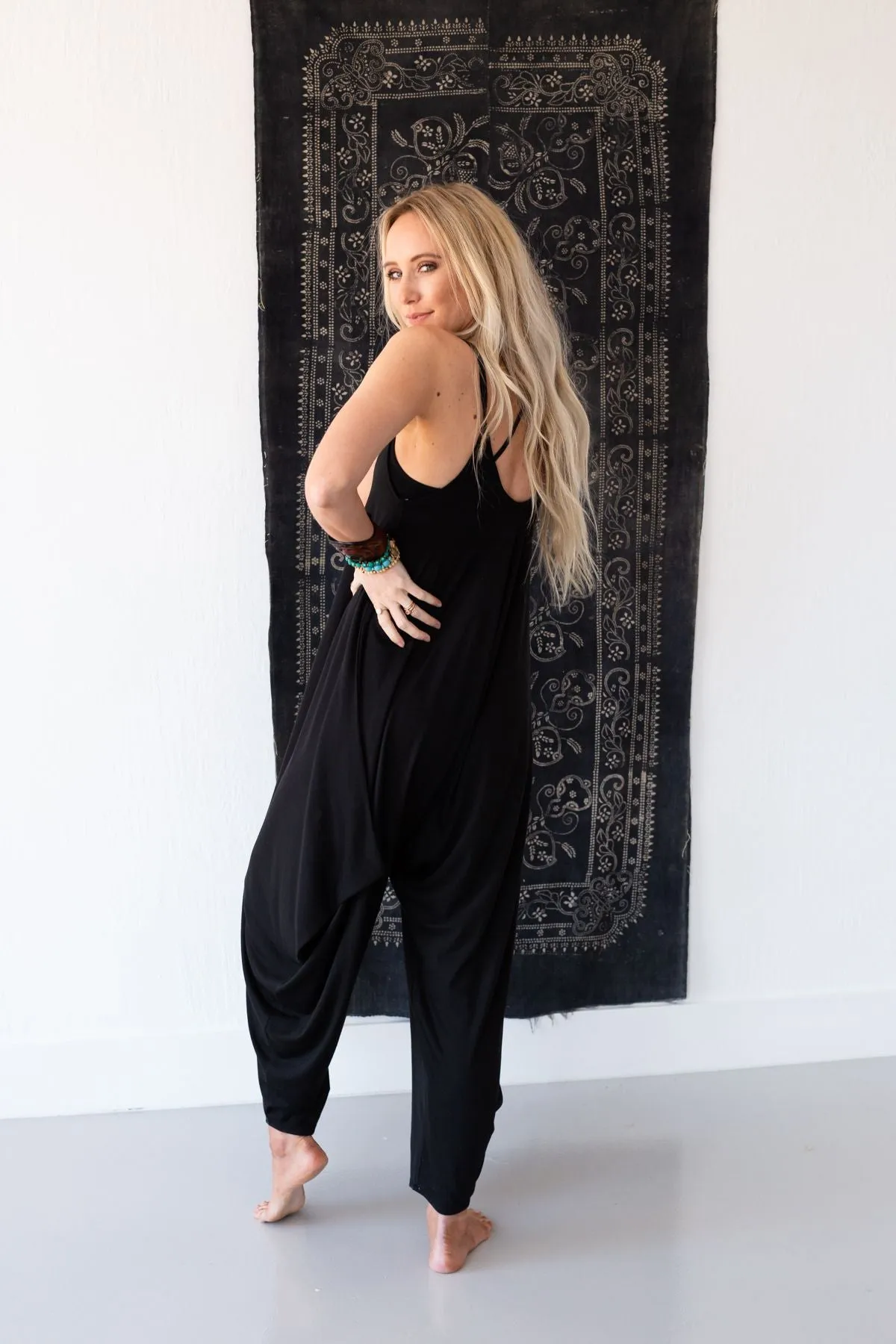 The Perfect Harem Jumpsuit - Black