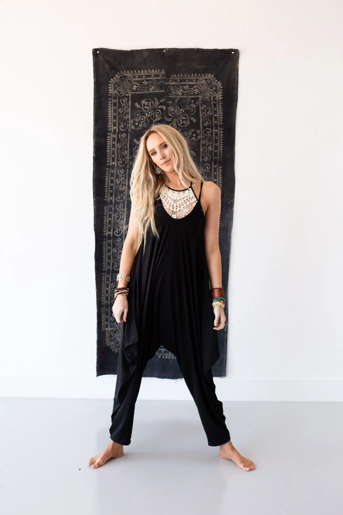 The Perfect Harem Jumpsuit - Black