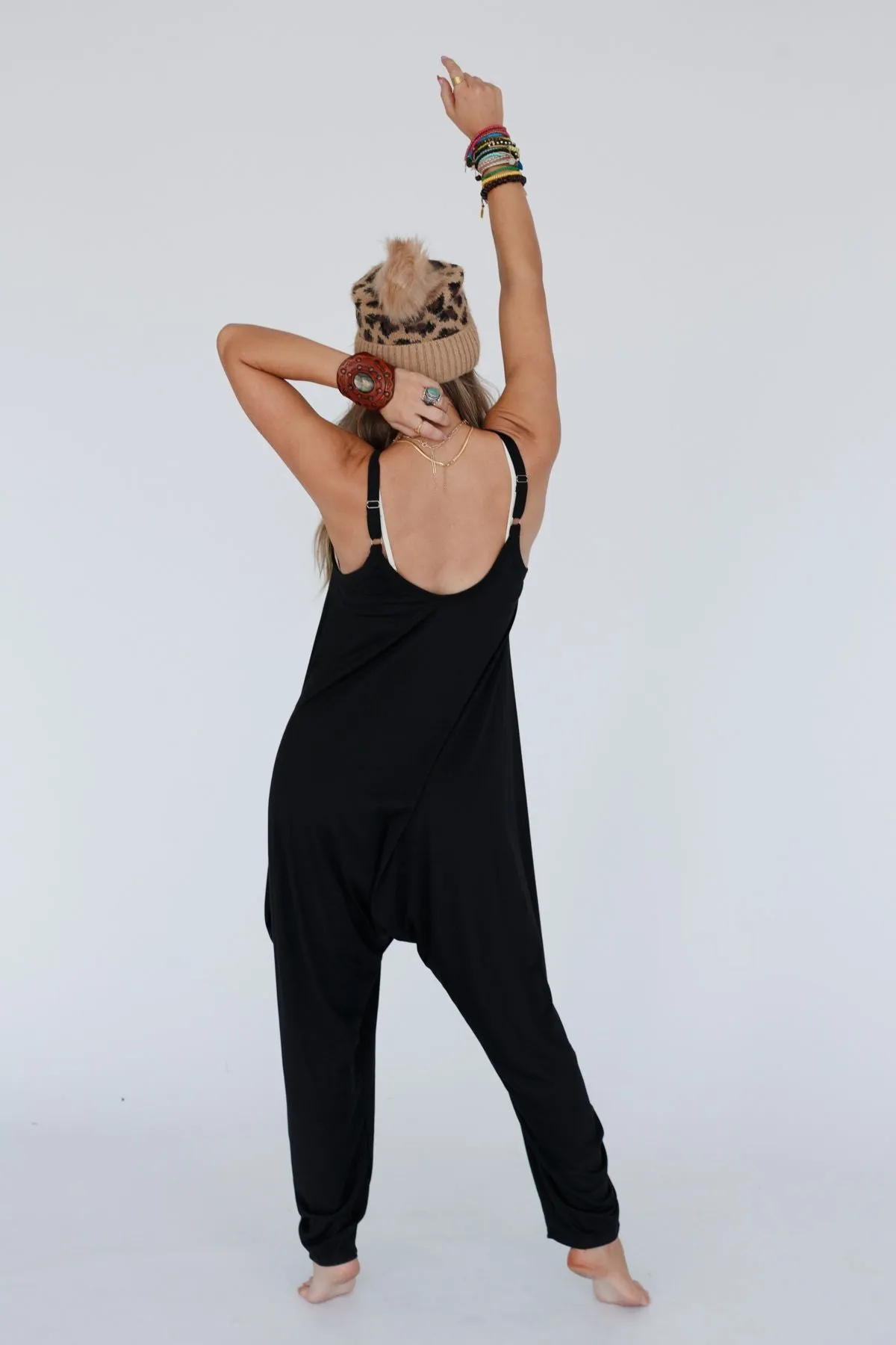 The Perfect Harem Jumpsuit - Black