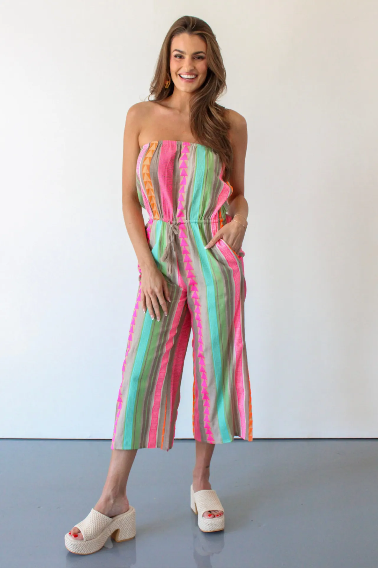 Tulum Strapless Jumpsuit