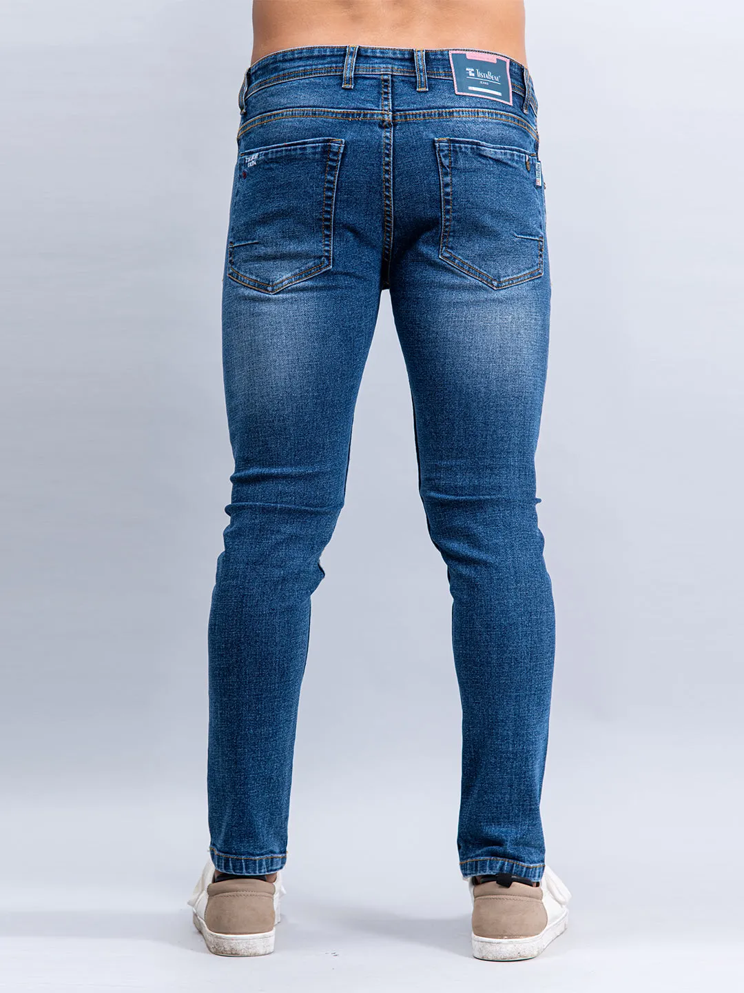 Washed Denim Men's Jeans