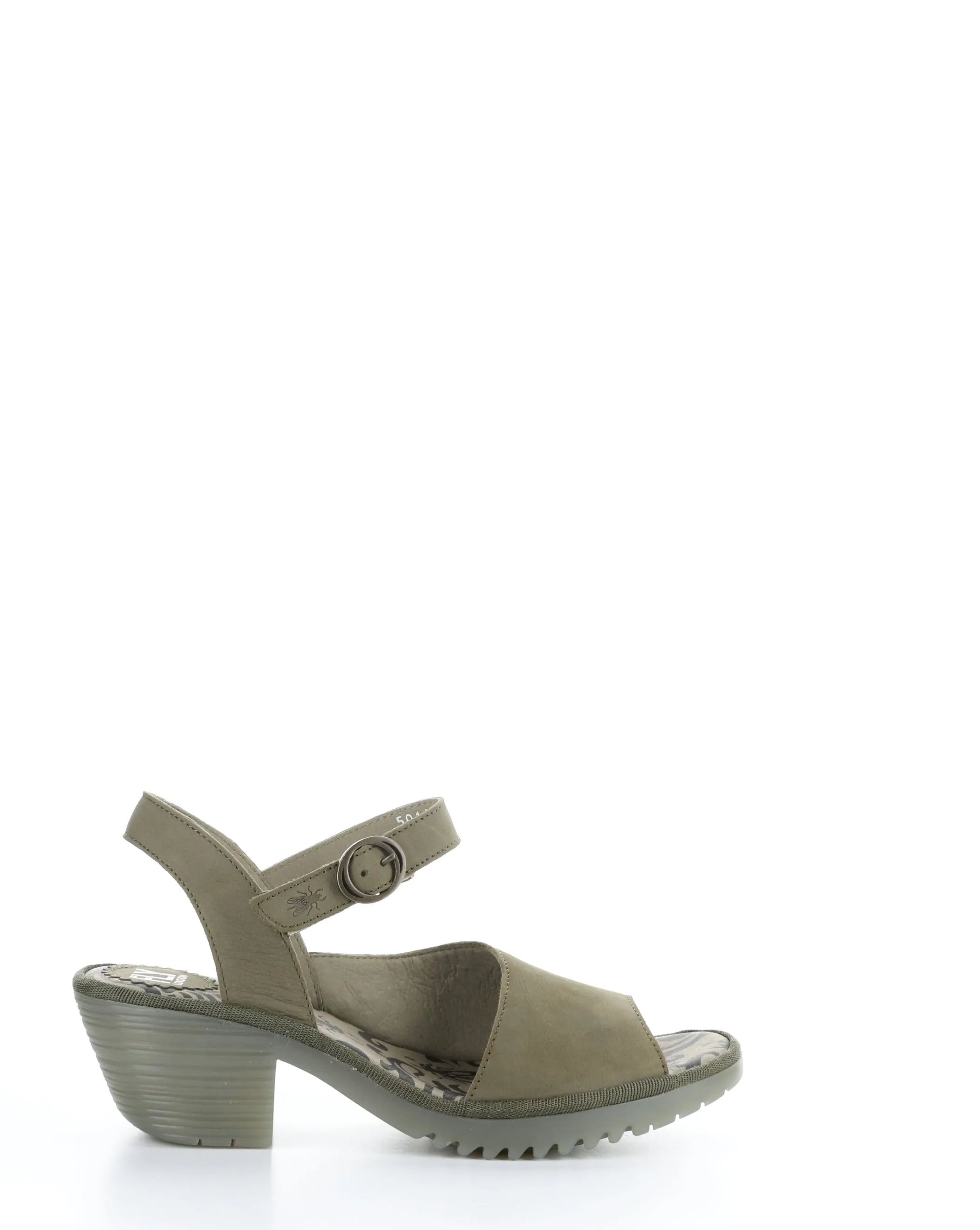 WELY439FLY 003 KHAKI Velcro Sandals