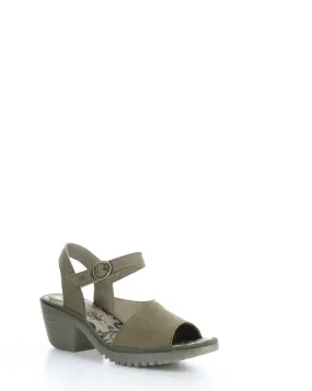 WELY439FLY 003 KHAKI Velcro Sandals