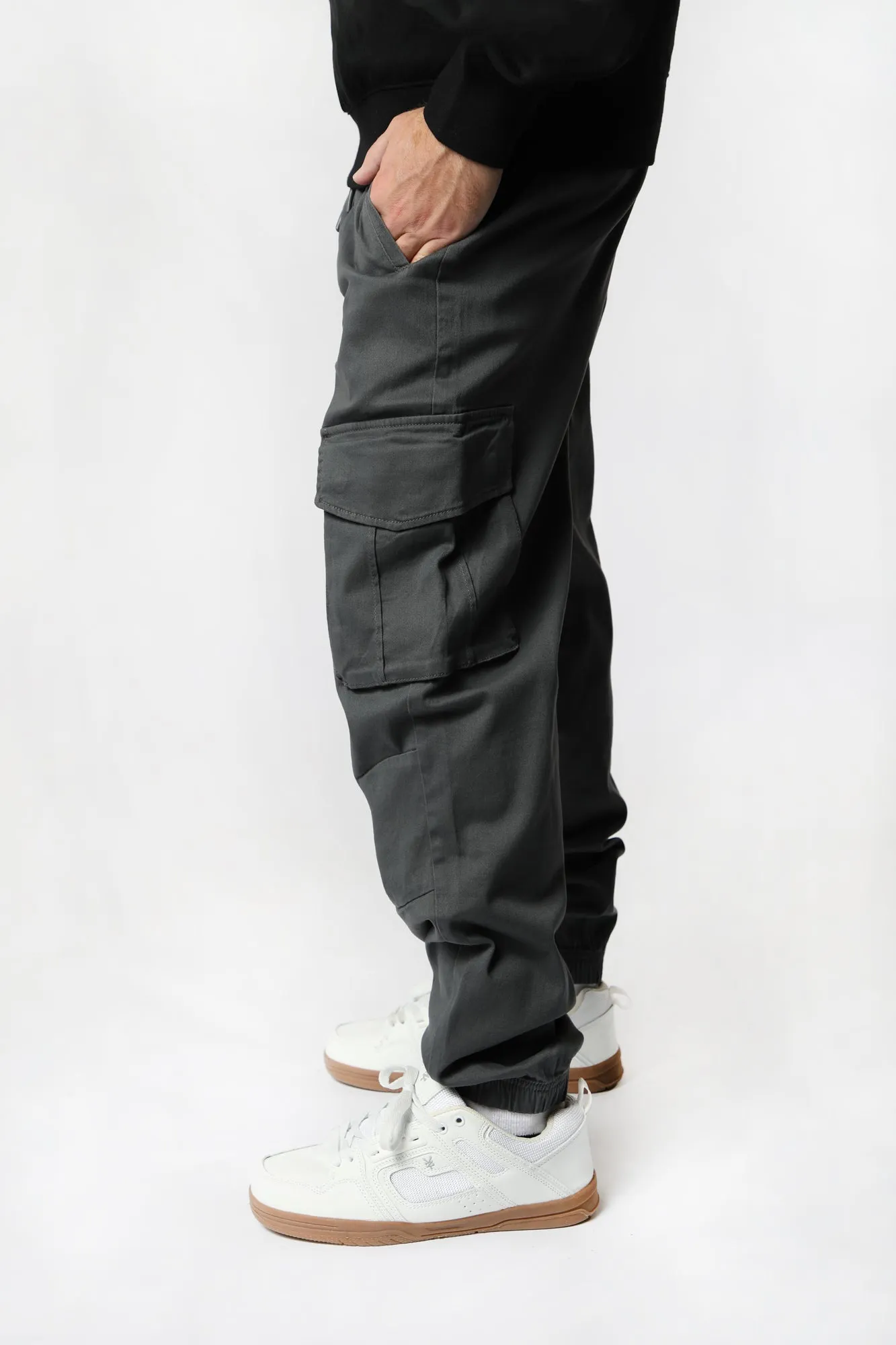 West49 Mens Twill Cargo Jogger