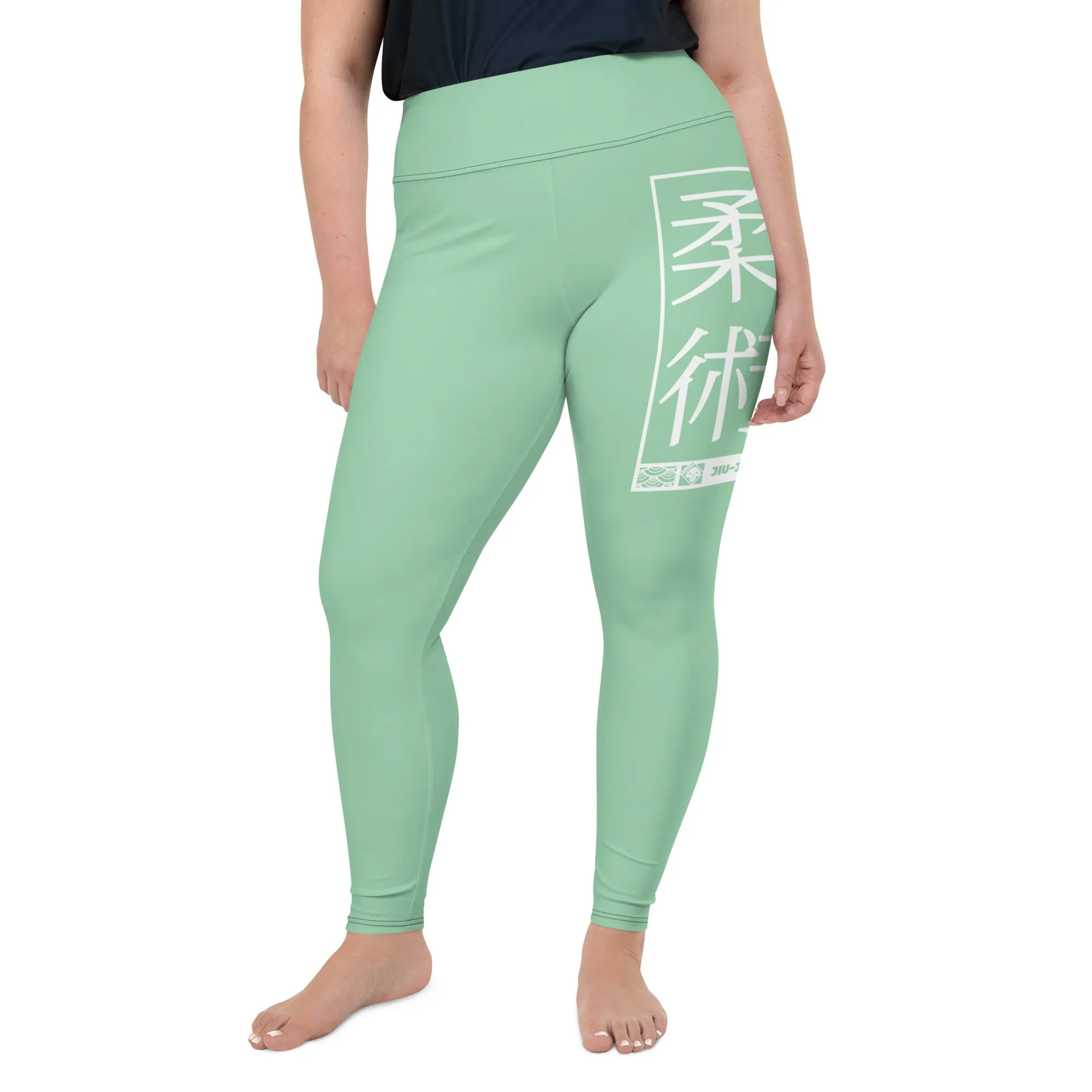 Women's Plus Size Yoga Pants Workout Leggings For Jiu Jitsu 010 - Vista Blue