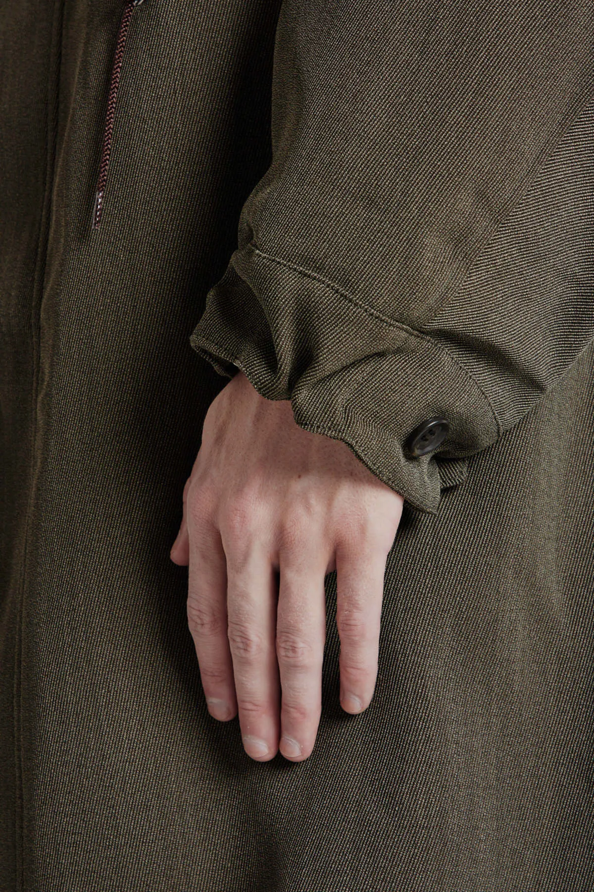 Wool Over Coat - Brown