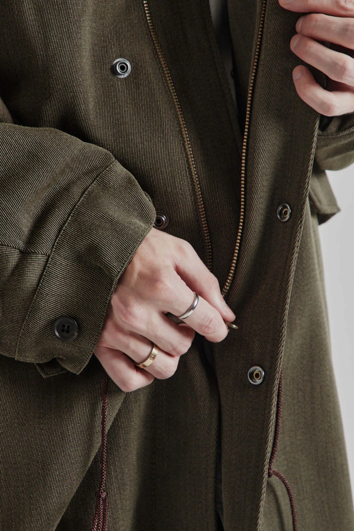 Wool Over Coat - Brown