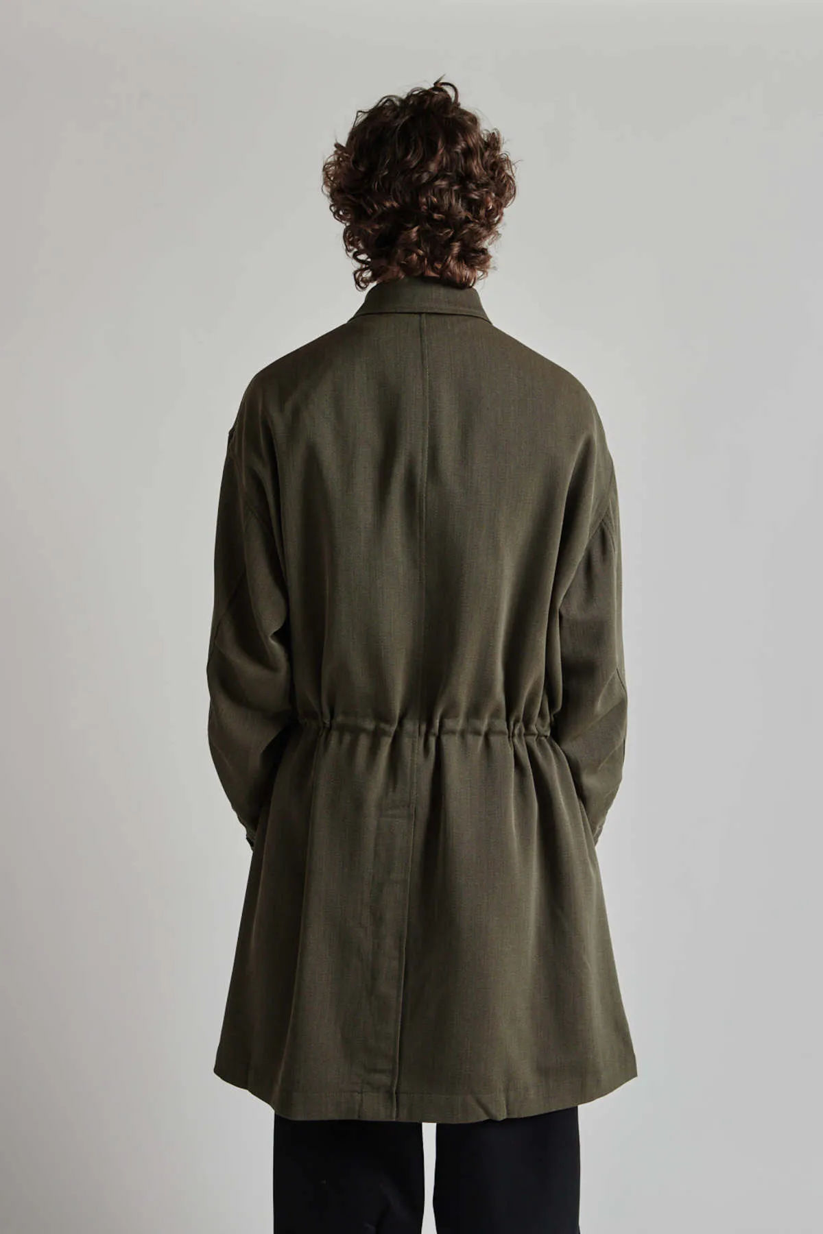 Wool Over Coat - Brown