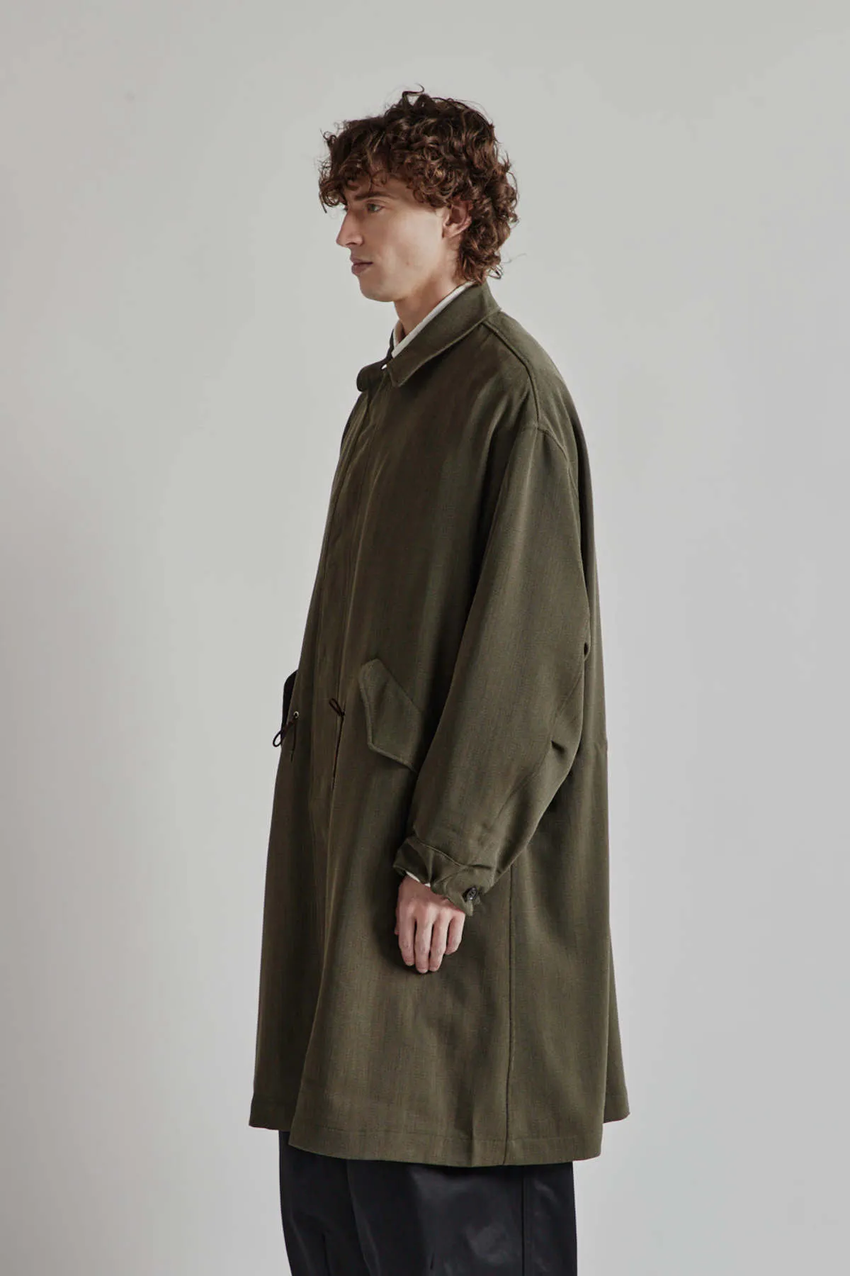 Wool Over Coat - Brown