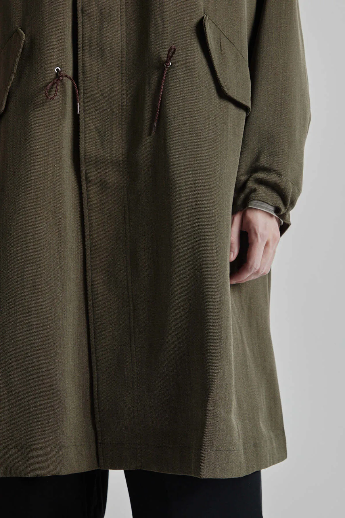 Wool Over Coat - Brown